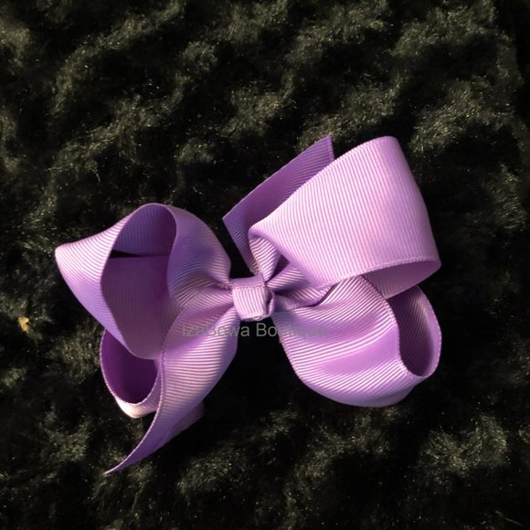 Hand Crafted Other - Grape 4" Boutique Bow (2) -kids- 4B2565 Handmade NWT Boutique